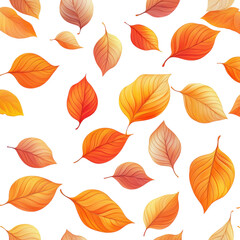 Obraz premium Autumn s embrace warm leaves dance in a graceful descent against a deep on transparent background