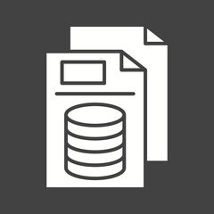 Data Files icon vector image. Suitable for mobile apps, web apps and print media.