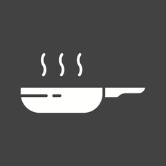 Flat Pan icon vector image. Suitable for mobile apps, web apps and print media.