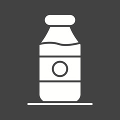 Milk Bottle icon vector image. Suitable for mobile apps, web apps and print media.