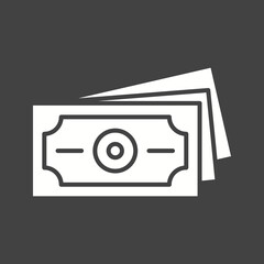 Money I icon vector image. Suitable for mobile apps, web apps and print media.