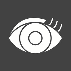 One Eye icon vector image. Suitable for mobile apps, web apps and print media.