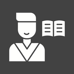 Reading Book icon vector image. Suitable for mobile apps, web apps and print media.