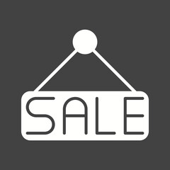 Sale Tag on Hanger icon vector image. Suitable for mobile apps, web apps and print media.