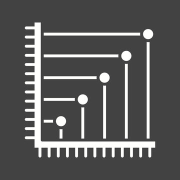 Scatter Plot I icon vector image. Suitable for mobile apps, web apps and print media.
