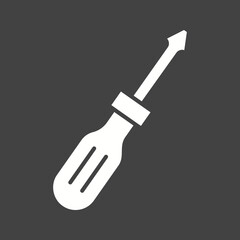 Screw Driver icon vector image. Suitable for mobile apps, web apps and print media.