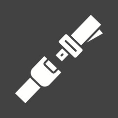 Seat Belt icon vector image. Suitable for mobile apps, web apps and print media.