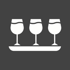 Serve Wine icon vector image. Suitable for mobile apps, web apps and print media.