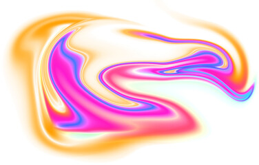 Colorful abstract swirl with vibrant hues of pink and orange in a fluid pattern