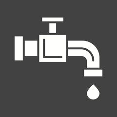 Fototapeta premium Water Tap icon vector image. Suitable for mobile apps, web apps and print media.