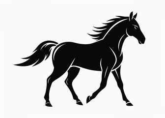 a-black-horse--silhuette-vector-art-illustriton-wh.eps
