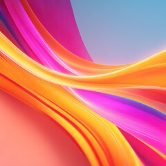 Fototapeta premium Colorful abstract background with a futuristic look and soft flowing lines.