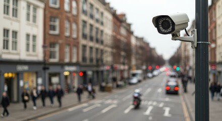 Photo of Urban Street Surveillance Camera