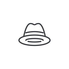 Farmer’s hat line icon