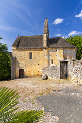 Saint Julien Chapel showcasing historical architecture in Cenac et Saint Julien, Dordogne, France