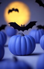 halloween background with pumpkin