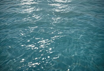 Obraz premium Shimmering aqua ripple, peaceful water, fine texture detail, clean, smooth