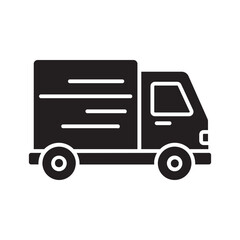 delivery truck glyph