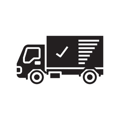 delivery truck glyph