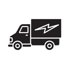 delivery truck glyph