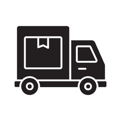 delivery truck glyph