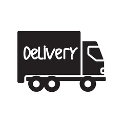 delivery truck glyph