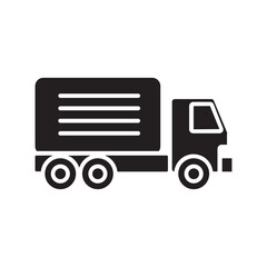 delivery truck glyph