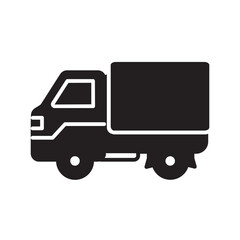 delivery truck glyph
