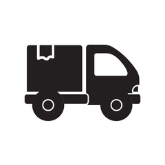delivery truck glyph