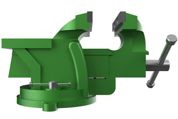 GREEN MULTIPURPOSE PIPE BENCH VISE TABLE PINCERS on a PNG Transparent Background