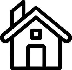 home icon on a white background