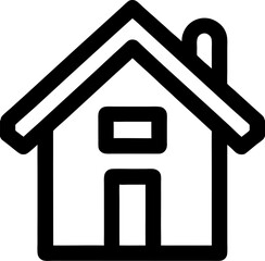 home icon on a white background