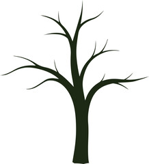 Elegant creative tree design of color