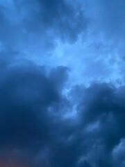 Obraz premium storm clouds timelapse