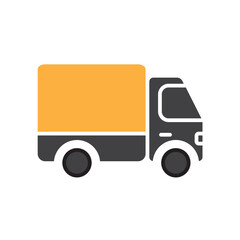 Fototapeta premium delivery truck color