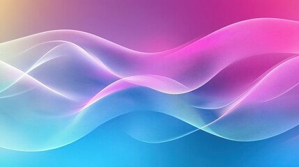 Obraz premium Abstract flowing lines, vibrant colors