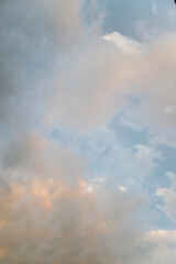 Blue Sky Background with Clouds