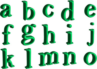 Vibrant 3D Text Effects – Premium Green Beveled Simple Letters Ideal for logos, titles, and emphasis work for: Social media headers ads Print designs Any project needing bold, dimensional text
