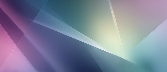 Fototapeta premium Geometric abstract background with smooth gradients and subtle hues.