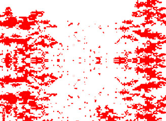 red ink splat background
