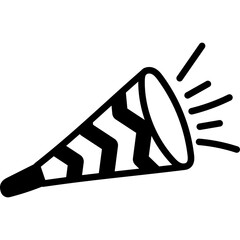 Hand Drawn Birthday Trumpet Ornament