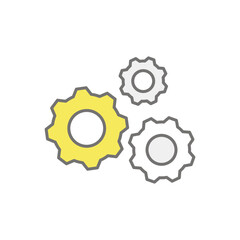 Devlopment icon vector stock illustration