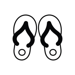 Slippers Vector icon
