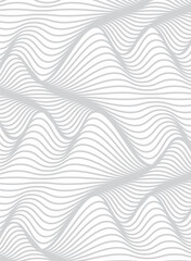 Flowing Lines Create Textured Waves