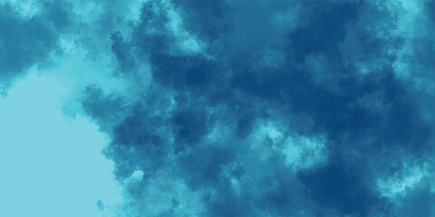 Obraz premium A Calm Cataclysm of Blue Vapor Touching the Edge of Thought