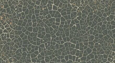 Abstract Background Dark Green Cracked Texture