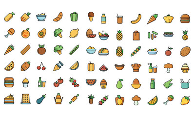 Food & Drinks Icons 