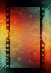 Obraz premium Abstract Background Film Strip Overlay Texture