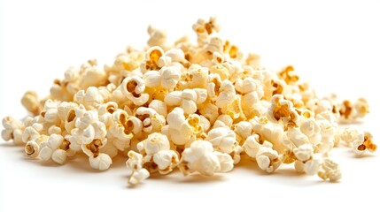 popcorn isolated on white background