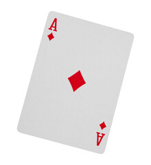 diamonds playing card isolated element